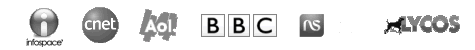Infospace, CNET, AOL, BBC, Network Solutions and Lycos